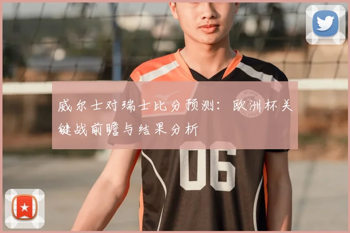 威尔士对瑞士比分预测：欧洲杯关键战前瞻与结果分析
